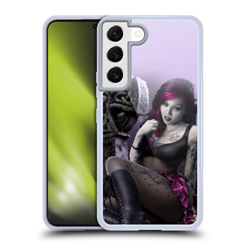 Tom Wood Fantasy Goth Girl Vampire Soft Gel Case for Samsung Galaxy S22 5G