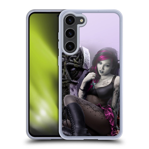 Tom Wood Fantasy Goth Girl Vampire Soft Gel Case for Samsung Galaxy S23+ 5G