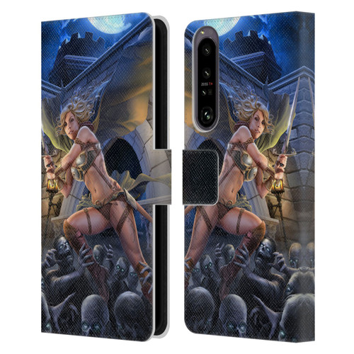 Tom Wood Fantasy Zombie Leather Book Wallet Case Cover For Sony Xperia 1 IV