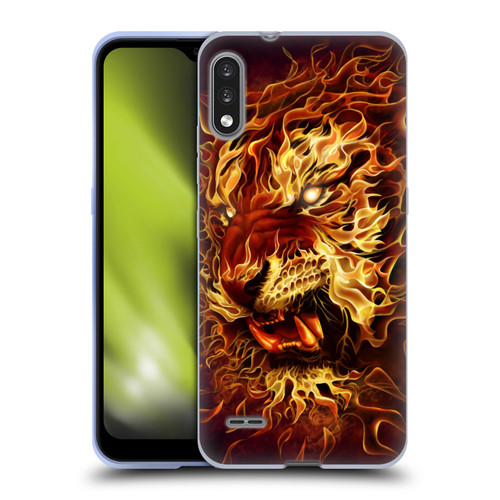 Tom Wood Fire Creatures Tiger Soft Gel Case for LG K22