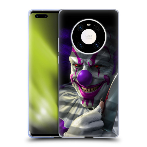 Tom Wood Horror Mischief The Clown Soft Gel Case for Huawei Mate 40 Pro 5G
