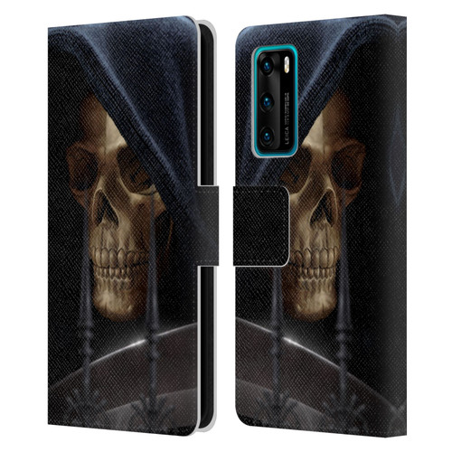 Tom Wood Horror Reaper Leather Book Wallet Case Cover For Huawei P40 5G