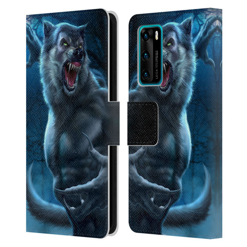 Tom Wood Horror Werewolf Leather Book Wallet Case Cover For Huawei P40 5G