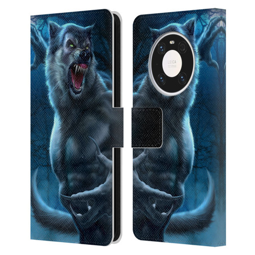 Tom Wood Horror Werewolf Leather Book Wallet Case Cover For Huawei Mate 40 Pro 5G