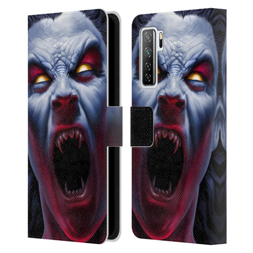 Tom Wood Horror Vampire Awakening Leather Book Wallet Case Cover For Huawei Nova 7 SE/P40 Lite 5G