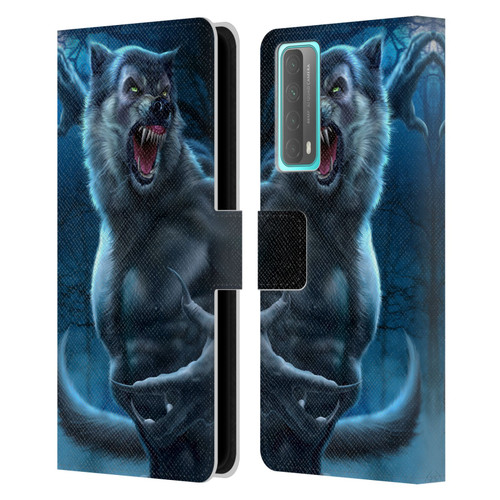 Tom Wood Horror Werewolf Leather Book Wallet Case Cover For Huawei P Smart (2021)