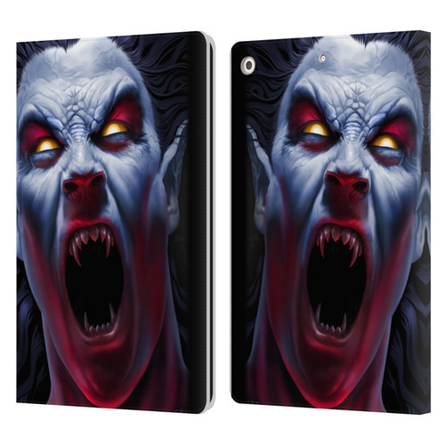 Tom Wood Horror Vampire Awakening Leather Book Wallet Case Cover For Apple iPad 10.2 2019/2020/2021