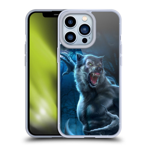 Tom Wood Horror Werewolf Soft Gel Case for Apple iPhone 13 Pro