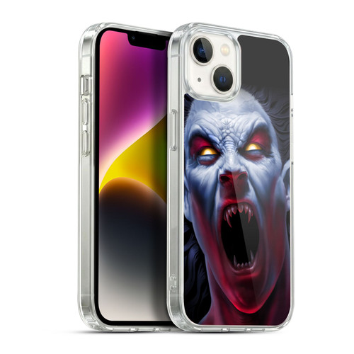 Tom Wood Horror Vampire Awakening Soft Gel Case for Apple iPhone 14 Plus & MagSafe
