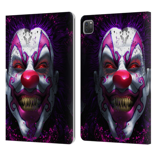 Tom Wood Horror Keep Smiling Clown Leather Book Wallet Case Cover For Apple iPad Pro 11 2020 / 2021 / 2022