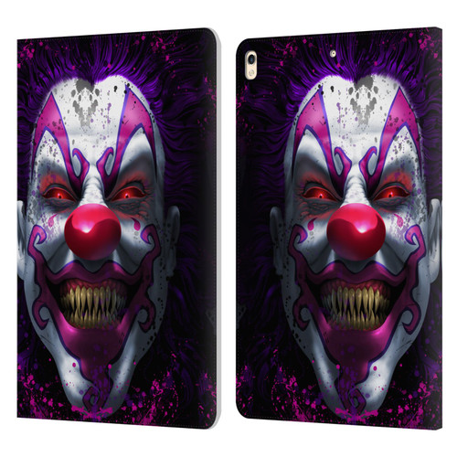 Tom Wood Horror Keep Smiling Clown Leather Book Wallet Case Cover For Apple iPad Pro 10.5 (2017)