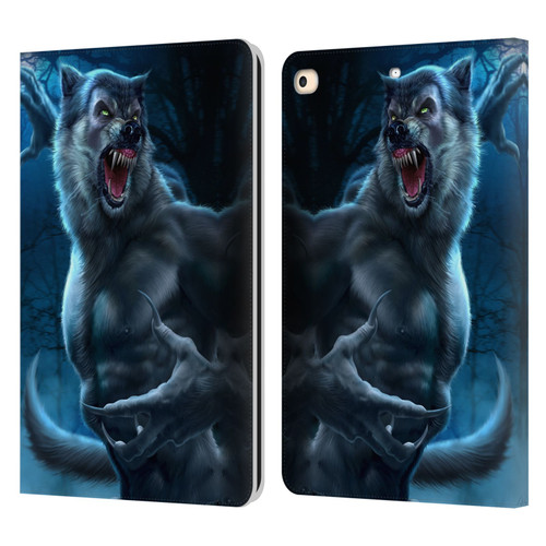 Tom Wood Horror Werewolf Leather Book Wallet Case Cover For Apple iPad 9.7 2017 / iPad 9.7 2018