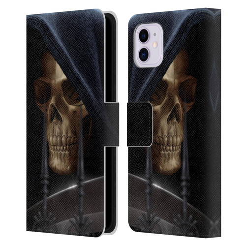 Tom Wood Horror Reaper Leather Book Wallet Case Cover For Apple iPhone 11