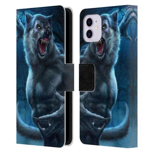 Tom Wood Horror Werewolf Leather Book Wallet Case Cover For Apple iPhone 11