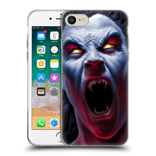 Tom Wood Horror Vampire Awakening Soft Gel Case for Apple iPhone 7 / 8 / SE 2020 & 2022