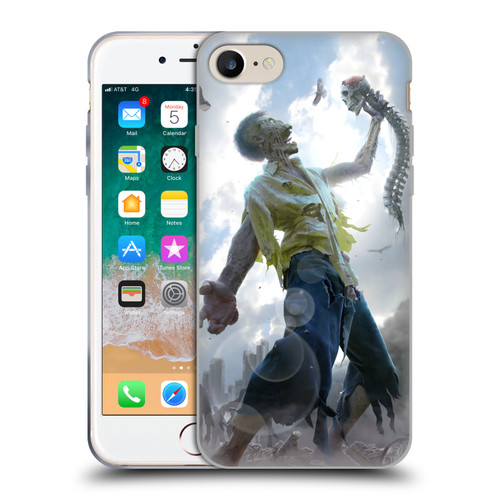Tom Wood Horror Zombie Scraps Soft Gel Case for Apple iPhone 7 / 8 / SE 2020 & 2022