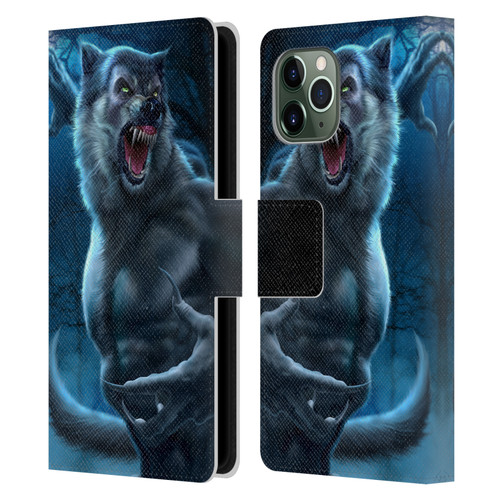 Tom Wood Horror Werewolf Leather Book Wallet Case Cover For Apple iPhone 11 Pro