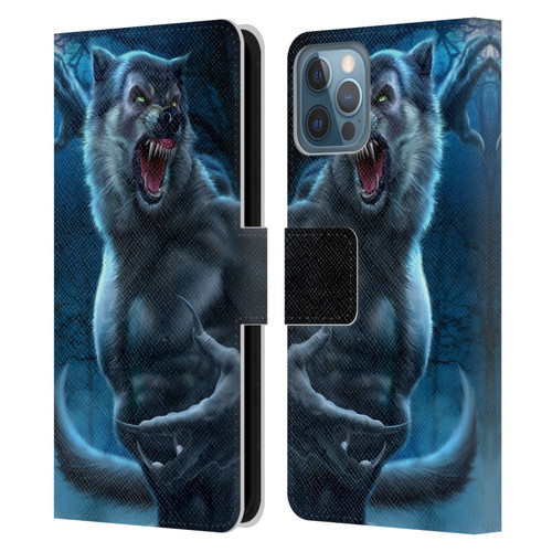 Tom Wood Horror Werewolf Leather Book Wallet Case Cover For Apple iPhone 12 / iPhone 12 Pro