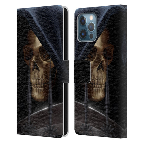 Tom Wood Horror Reaper Leather Book Wallet Case Cover For Apple iPhone 12 Pro Max