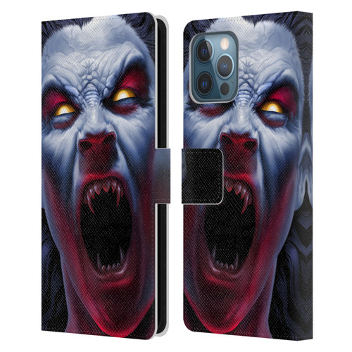 Tom Wood Horror Vampire Awakening Leather Book Wallet Case Cover For Apple iPhone 12 Pro Max