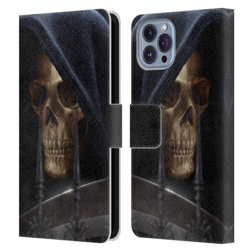 Tom Wood Horror Reaper Leather Book Wallet Case Cover For Apple iPhone 14