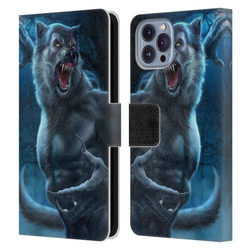 Tom Wood Horror Werewolf Leather Book Wallet Case Cover For Apple iPhone 14