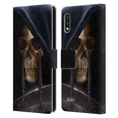 Tom Wood Horror Reaper Leather Book Wallet Case Cover For LG K22