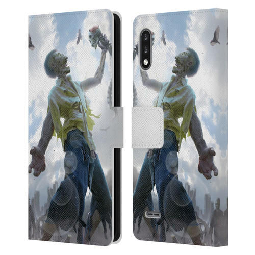 Tom Wood Horror Zombie Scraps Leather Book Wallet Case Cover For LG K22