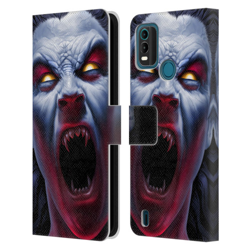 Tom Wood Horror Vampire Awakening Leather Book Wallet Case Cover For Nokia G11 Plus