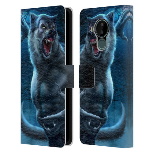 Tom Wood Horror Werewolf Leather Book Wallet Case Cover For Nokia C30