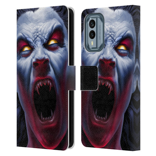 Tom Wood Horror Vampire Awakening Leather Book Wallet Case Cover For Nokia X30