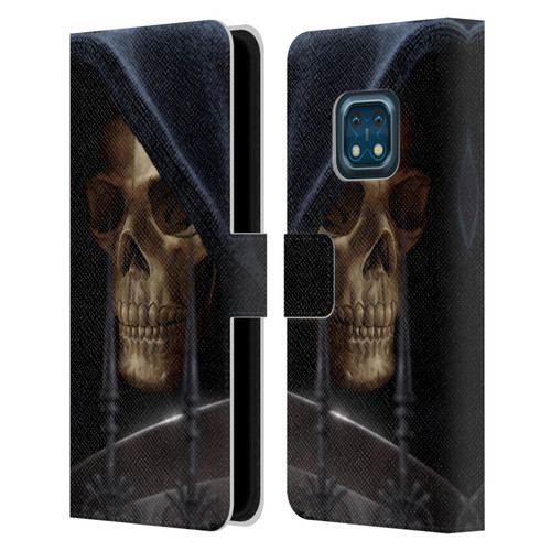 Tom Wood Horror Reaper Leather Book Wallet Case Cover For Nokia XR20