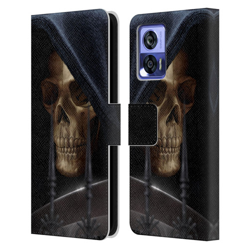 Tom Wood Horror Reaper Leather Book Wallet Case Cover For Motorola Edge 30 Neo 5G