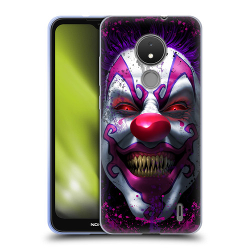 Tom Wood Horror Keep Smiling Clown Soft Gel Case for Nokia C21
