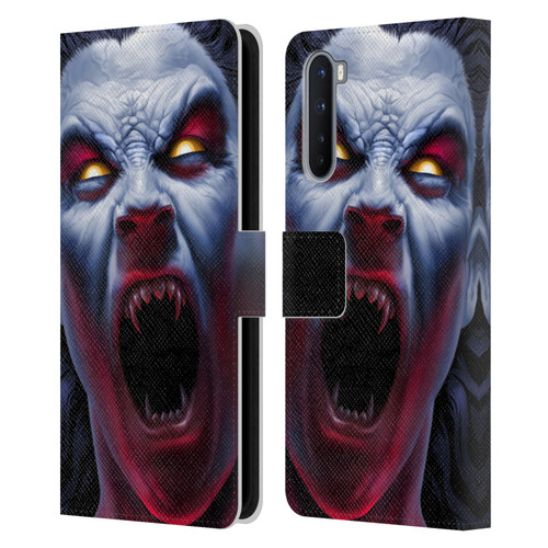 Tom Wood Horror Vampire Awakening Leather Book Wallet Case Cover For OnePlus Nord 5G