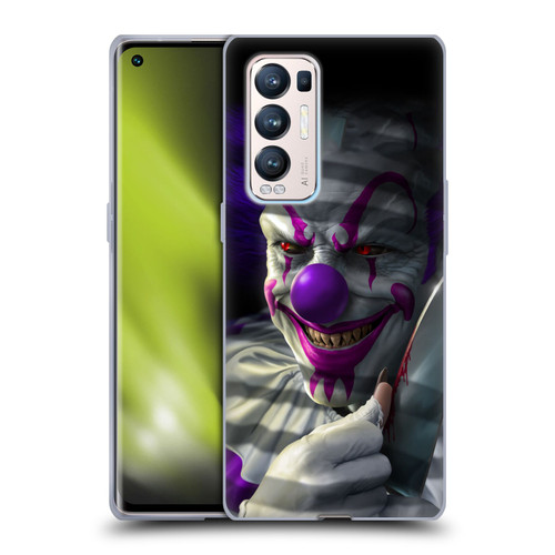 Tom Wood Horror Mischief The Clown Soft Gel Case for OPPO Find X3 Neo / Reno5 Pro+ 5G