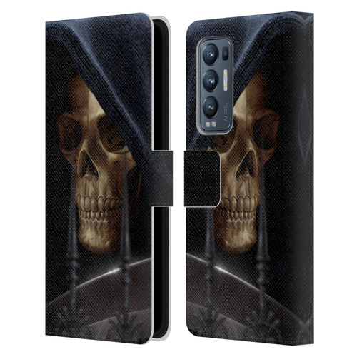 Tom Wood Horror Reaper Leather Book Wallet Case Cover For OPPO Find X3 Neo / Reno5 Pro+ 5G
