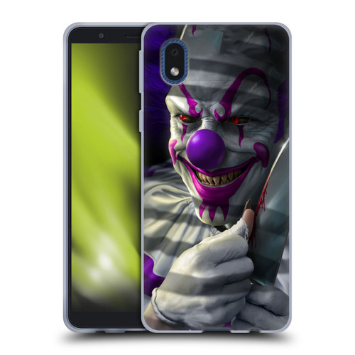 Tom Wood Horror Mischief The Clown Soft Gel Case for Samsung Galaxy A01 Core (2020)