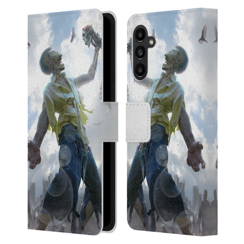 Tom Wood Horror Zombie Scraps Leather Book Wallet Case Cover For Samsung Galaxy A13 5G (2021)