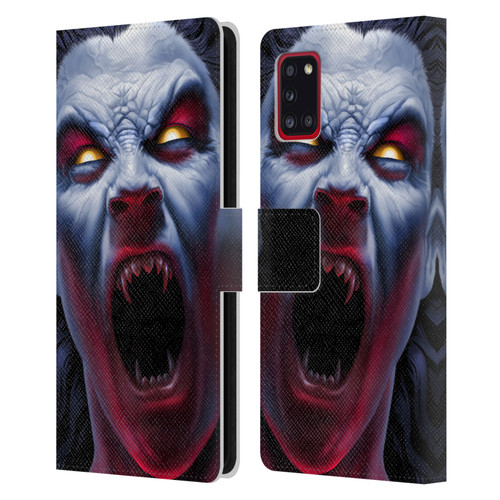 Tom Wood Horror Vampire Awakening Leather Book Wallet Case Cover For Samsung Galaxy A31 (2020)