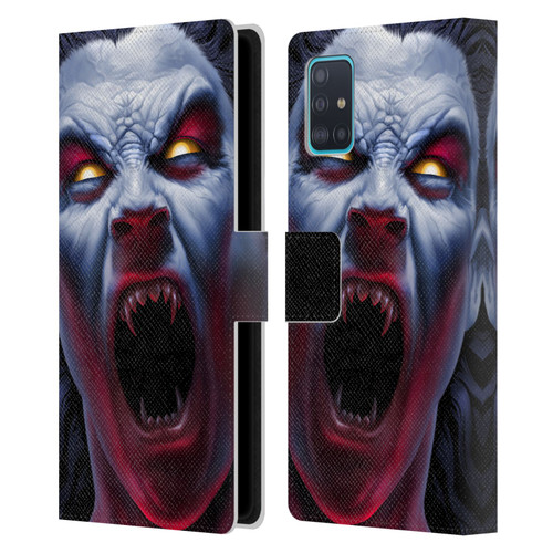 Tom Wood Horror Vampire Awakening Leather Book Wallet Case Cover For Samsung Galaxy A51 (2019)