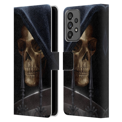 Tom Wood Horror Reaper Leather Book Wallet Case Cover For Samsung Galaxy A73 5G (2022)