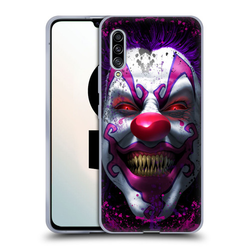 Tom Wood Horror Keep Smiling Clown Soft Gel Case for Samsung Galaxy A90 5G (2019)