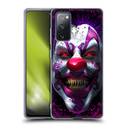 Tom Wood Horror Keep Smiling Clown Soft Gel Case for Samsung Galaxy S20 FE / 5G