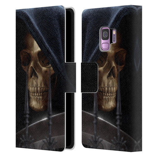 Tom Wood Horror Reaper Leather Book Wallet Case Cover For Samsung Galaxy S9