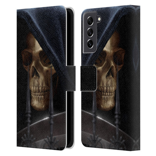 Tom Wood Horror Reaper Leather Book Wallet Case Cover For Samsung Galaxy S21 FE 5G