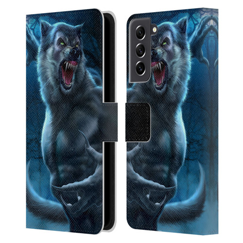 Tom Wood Horror Werewolf Leather Book Wallet Case Cover For Samsung Galaxy S21 FE 5G