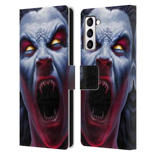 Tom Wood Horror Vampire Awakening Leather Book Wallet Case Cover For Samsung Galaxy S21+ 5G