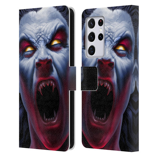 Tom Wood Horror Vampire Awakening Leather Book Wallet Case Cover For Samsung Galaxy S21 Ultra 5G
