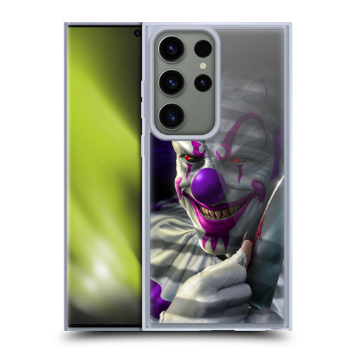 Tom Wood Horror Mischief The Clown Soft Gel Case for Samsung Galaxy S23 Ultra 5G